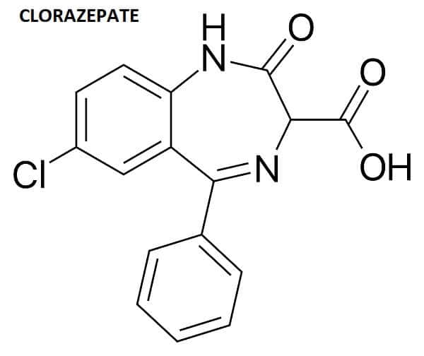 χημικός τύπος Clorazepate